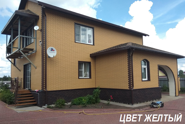 Фасадная панель Альта-Профиль Кирпич Клинкерный